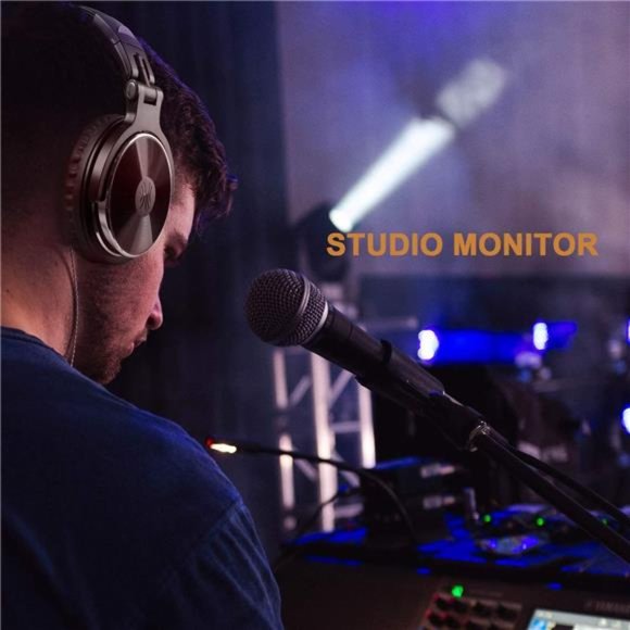Wired Over Ear Headphones Hi-Res Studio Monitor & Mixing DJ Stereo Headsets - Picture 5 of 6